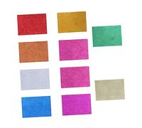 DOITOOL 10 Sheets Glitter Cardstock Paper Color Assorted Manual DIY Craft Material for Scrapbooking Party Decoration School Projects Easy to Cut and Stick Environmental Random Color