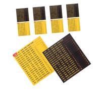 DOITOOL 10 Sheets Self-Adhesive Breaker Panel Labels Stickers for Circuit Breaker Paper Material, Multi-Functional Use for Marking Electric Boxes and Organizing Electrical Systems, 10