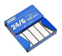 DOITOOL 1000 Pcs 6Mm Galvanized Staples Set for Office Binding Small Staples Compatible with Stanley and Staple