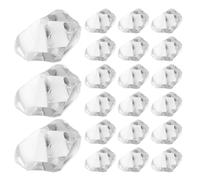 DOITOOL 1000pcs Acrylic Ice Cubes Vase Fillers Crystal Smooth Edges, Realistic No Melt Reusable Decorative Cubes for Anniversaries and Home Decor Table Scatter
