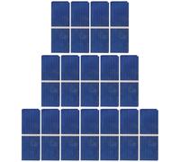 DOITOOL 100PCS 0.5V 320mA 52x19mm Polycrystalline Mini Solar Cells DIY Portable Solar Panels Blue for Battery Charging and Energy Projects