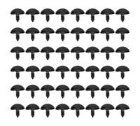 DOITOOL 100pcs Black Plastic Eyes for Stuffed Animals - 24mm Safety Eyes for Crochet Toys - DIY Doll Craft Making Supplies - Bear Puppet Accessories