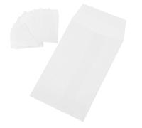 DOITOOL 100Pcs Blank Small Envelopes for Money Cash Envelopes for Saving Challenge Sturdy Waterproof Seed Bags Suitable for Budgeting and Cash Organization in Office Or Home Use