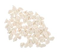 DOITOOL 100pcs Brooch Back Pin Plastic Lapel Pin Backs White Sturdy Rubber Clutch No Tools Required Easy to Use for DIY Crafts Jewelry Making