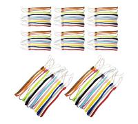 DOITOOL 100pcs Colourful Nylon Phone Lanyards for Mobile Phones and Cameras, Hands-free Anti-lost Keychain Straps, Sturdy Hanging Rope for Work and Daily Lives Random Color
