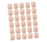 DOITOOL 100pcs Diy Dice Games Wooden Six-sided Cubes for Blank Board Game Dice Craft Wedding Decor