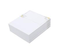 DOITOOL 100pcs Floral Name Place Cards for Table Setting Printable Blank Escort Cards for Wedding Banquet Shower Birthday Party Decorations Smooth Paper for Easy Writing