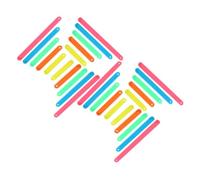 DOITOOL 100pcs Geometry Stick Educational Math Manipulatives for Polygonal Splicing Sticks with Lengths for Learning Triangle Side Relationships Shape Building and Angle Understanding in