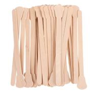 DOITOOL 100pcs Hair Removal Stick Double Head Wax Accessories for Waxing Wood Cosmetic Spatulas and Small Waxing Applicator Sticks for Eyebrow Lip Nose Hair Removal
