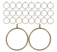 DOITOOL 100pcs Hollow Bezel Pendants for Resin Jewelry Making, Alloy Flat round Open Frame with Delicate Hollow Construction and Precision Shape, for DIY Personal Accessories and Resin