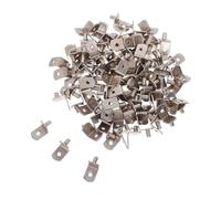 DOITOOL 100pcs Invisible Cabinet Shelf Support Pegs Cold Rolled Pins for Glass Shelves Fit Brackets for Kitchen Wardrobe Cupboard Discreet Design to Maximize Storage Organize Spaces