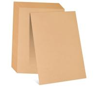 DOITOOL 100pcs Kraft Paper Cardstock Sheets Brown Kraft Paper for DIY Invitations Scrapbooking Card Making and Decorative Crafts