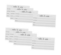 DOITOOL 100pcs Multi-use Blank Ballot Raffle Ticket Sheets for Events Voting and Lottery Card Sheets for Trade Shows Auctions and Festival Entry Collection