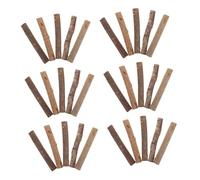 DOITOOL 100pcs Natural Wood Twigs for DIY Crafts Mini Wood Logs Thick Rustic Craft Sticks for Photo Props Vase Fillers Table Centerpieces Safe Multipurpose Decoration Materials