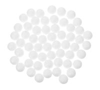 DOITOOL 100pcs Polystyrene Foam Balls Solid White Blank Spheres for Crafting DIY Wedding Decor Floral Arrangements and Window Displays Lightweight and Durable Crafting Material