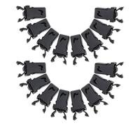 DOITOOL 100pcs Push-type Trash Can Lid Lock Buckles Replacement Pins Universal Mini Garbage Bin Latch Clips for Kitchen and Bathroom Waste Bins Secure Lid Fasteners