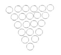 DOITOOL 100pcs Stainless Steel Split Rings Rust Key Chain Rings for Crafts DIY Jewelry Making School Projects