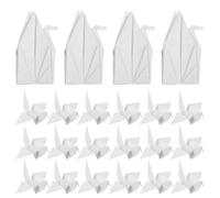 DOITOOL 100Pcs White Origami Cranes 15Cm Premade Folding Paper Birds for Wedding Party, Baptism, Birthday Decoration DIY Crane Streamers and Photo Props