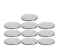 DOITOOL 10pcs 40mm Round Tube End Caps for Balcony Railing Posts Outdoor Iron Fence Post Caps Staircase Railing Protectors Garden Balustrade Toppers