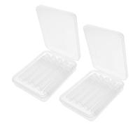 DOITOOL 10pcs ABS Chalk Clip Holder for Teachers and Tutors, 2 Boxes | Classroom Use, View Design, Helps Reduce Breakage and Extend Chalk Life, Multi-pack Convenience