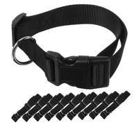 DOITOOL 10Pcs Adjustable Goat Collar Quick Release Farm Animal Accessories for Sheep Cow Cattle Comfortable Polyester Neck Straps with Safety Buckle
