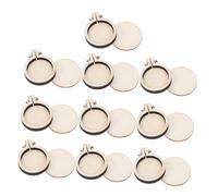 DOITOOL 10pcs Adjustable Mini Wooden Embroidery Hoops Small Cross Stitch Rings for DIY Pendant Crafts Travel-Friendly Handy Sewing Circles for Art and Home Ornaments