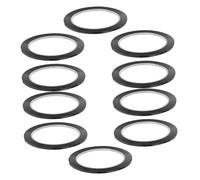 DOITOOL 10PCS Black Self-adhesive Graphic Marking Tape for Whiteboards Strong Adhesion Grid Line Tape for Art Craft Dry Erase Boards Easy Removal