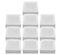 DOITOOL 10pcs Blank Match Boxes White Empty Sliding Paper Matchstick Containers Compact Solid Build Matches Holder for Camping Fire and Trinkets Storage