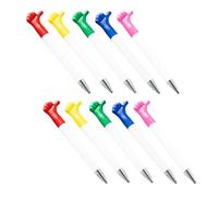 DOITOOL 10pcs Cartoon Gesture Pen Thumb up Pen Fun for School Housekeeping W olleague