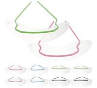 DOITOOL 10pcs Disposable Protective Eye Goggles Plastic Windproof Covers | Lightweight Wear, Basic Droplet Shield, Suitable for Service Workers, Men, Eyeglass Users, Windy Conditions and Random Color