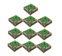 DOITOOL 10pcs Diy Miniature Landscape Model Tree Altar Base Artificial Design for Boys and Girls Sand Art