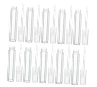 DOITOOL 10pcs Empty Lip Gloss Tube 5ml Mini Glass Bottles Cosmetic Lip Balm Container Plastic Multicolour Packaging
