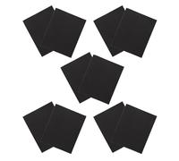 DOITOOL 10pcs Fine Grit Pet Bird Sandpaper Sheets for Beak and Claw Maintenance, Parrot Cage Abrasive Liner, Birdcage Gravel Paper Accessories for Nail Trimming