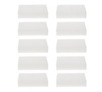 DOITOOL 10pcs High Density Synthetic Material Dish Cleaning Sponges White Household Cleaning Supplies Hand Held Dish Washer Tub Cleaner and No Stains