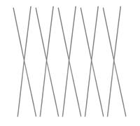 DOITOOL 10pcs Kiln Pottery Accessories High Temp Tungsten Wire 2mm X 20cm Temperature Resistant Wire for Ceramic Jewelry Making Enhances Firing Efficiency