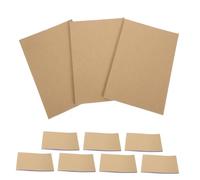 DOITOOL 10Pcs Kraft Paper Notepad Unlined Blank Pocket Memo Pad with Automatic Duplication Technology for Business Travel Meetings Students Writing Journal