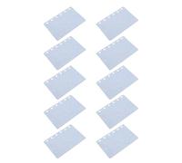DOITOOL 10pcs Loose-Leaf Book Divider Board A7 Partition Pad Loose Leaf Inserts for Binders 6 Planner Dividers Inserts Loose Leaf Planner 6 Rings Partition Pad Pp Sky-Blue
