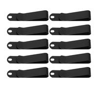 DOITOOL 10Pcs Metal Spring-Loaded Belt Clips Multi-Purpose Tool Holder Wallet Pouch Clasp for Travel Office Outdoor Use
