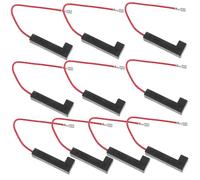 DOITOOL 10pcs Microwave Oven Fuse Replacement High Voltage Fuse for Voltage Protection Repair Parts
