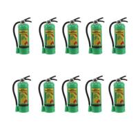 DOITOOL 10pcs Mini Fire Extinguisher Bag Charm, Safety Keyring Accessory, Tiny Firefighter Pendant For Handbag, Backpack Decoration