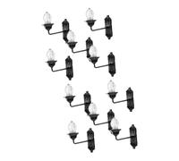DOITOOL 10pcs Mini Wall Lamps Luminous Micro Landscaping Lamp Model for Sand Table Diy Decorative Light Adornment Tiny Wall Light Accessories for Miniature Scenes