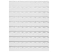 DOITOOL 10pcs Plastic Ruler: Straight Student Ruler - Thickened Drafting Drawing Crafting Tool For Notebook Architecture Drawing Supply