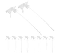 DOITOOL 10pcs Plastic Spray Bottle Nozzle Replacement Adjustable Spray Nozzle Tip for 28/400 Neck Bottles with Controlled Misting for Household Cleaning and Personal Caring