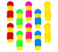 DOITOOL 10pcs Portable Plastic Chalk Clip Holder for Water-soluble Chalk Easy to Clean Design Suitable for Classroom and Office Use