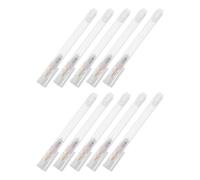 DOITOOL 10pcs Refillable Paint Pen Empty Fillable Marker 3mm round Head