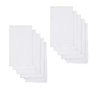 DOITOOL 10pcs Reusable Cotton Diaper Inserts Burp Cloths for Foldable Washable Absorbent Cloth Nappies