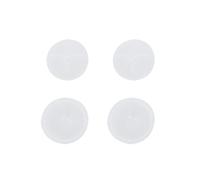 DOITOOL 10pcs Silicone Ball Mold for DIY Epoxy Resin Craft, Easy to Use and Clean, White Silicone Material, for Baking and Handmade Crystal Ball Casting