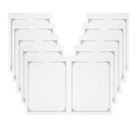 DOITOOL 10pcs Silver Foil Blank Award Document Cardstock Sheets Printable Certificate Paper for Employee Recognition Training Academic Achievements Graduation