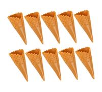 DOITOOL 10pcs Small Ice Cream Cone Charms for Jewelry Making DIY Hairband Decor Cute Mini Ice Cream Crafts for Phone Cases Wedding Accessories Box Embellishments