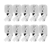 DOITOOL 10Pcs Spring Loaded Tip Push Catch Cabinet Latch with Strong Spring, Automatic Push to Close Door Catch for Cupboards and Wardrobe Closures, Cold Rolled Steel Fasteners for Kitchen